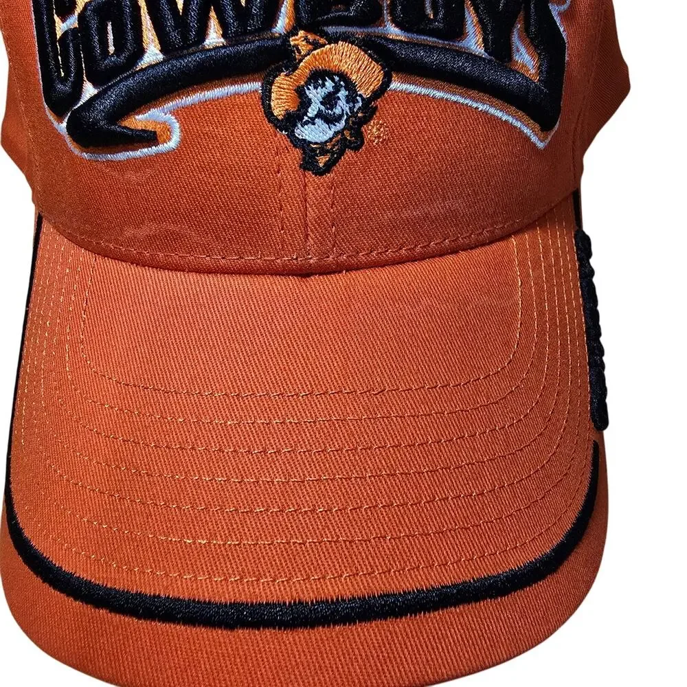 Oklahoma State University OSU Hat Classic Twill Hook & Loop Cap Orange Black